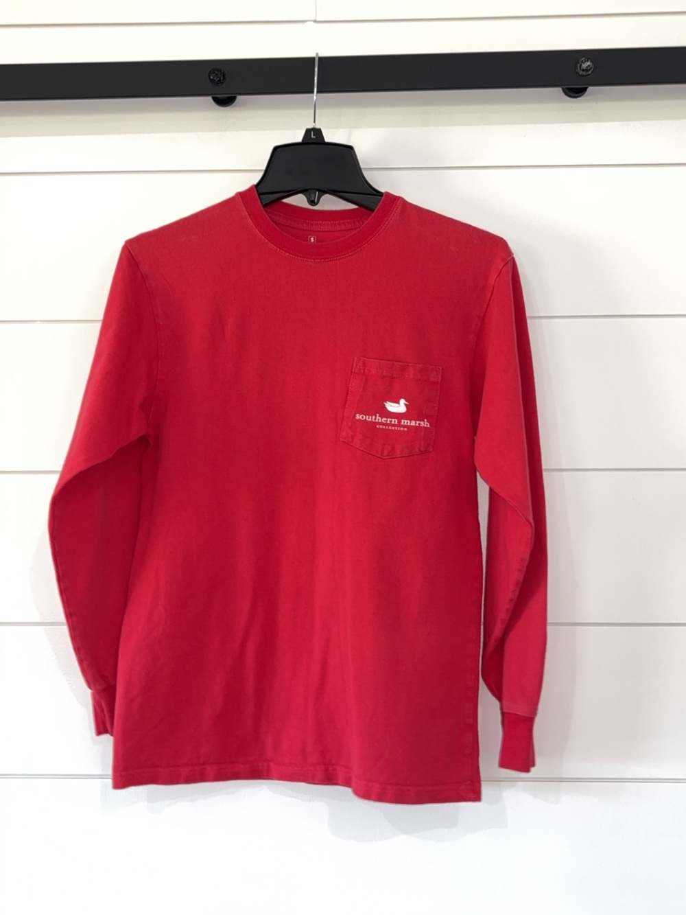 Southern Marsh Men’s Long-Sleeve  T-Shirt - Red